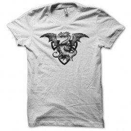 Shirt Dark Age of Camelot vintage artwork blanc pour homme et femme