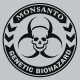 Shirt Fuck Monsanto Bio hazard Anti OGM Gris pour homme et femme
