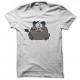 Shirt Sanglier surpris cartoon blanc pour homme et femme