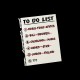 Shirt To Do List Terroriste noir pour homme et femme