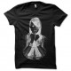 Shirt Nakadia DJ techshirt halftone noir pour homme et femme