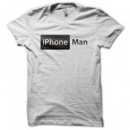 Shirt iPhone Man blanc pour homme et femme