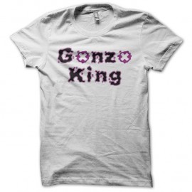 Shirt Gonzo King blanc pour homme et femme