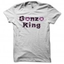 Shirt Gonzo King blanc pour homme et femme