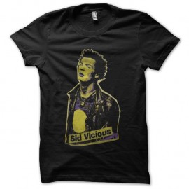 Shirt Sid Vicious fan art noir pour homme et femme
