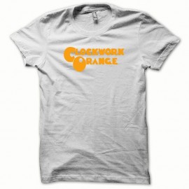 Shirt Clockwork Orange Mecanique kubrick orange/blanc pour homme et femme