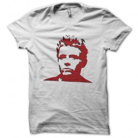 Shirt James Dean pochoir fan art blanc pour homme et femme