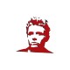 Shirt James Dean pochoir fan art blanc pour homme et femme