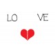 Shirt pour couple Love - Pack homme et femme Blanc pour homme et femme