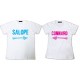 Shirt pour couple gros mot - Pack homme et femme Blanc pour homme et femme