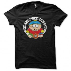 Shirt South Park parodie Cartman HIV positive noir pour homme et femme