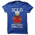 Shirt South Park parodie Chef sex is emotional & spiritual bleu pour homme et femme
