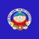 Shirt South Park parodie Cartman HIV positive bleu pour homme et femme