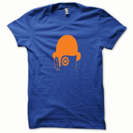 Shirt Clockwork Orange Mecanique stanley orange/bleu royal pour homme et femme