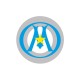 Shirt Captain Fada parodie Massillia Captain America Olympique de Marseille OM blanc pour homme et femme
