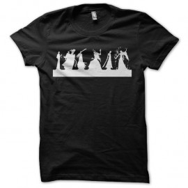 Shirt Aejiko bleach evolution des silhouettes noir pour homme et femme