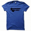 Shirt Clockwork Orange Mecanique stanley kubrick noir/bleu royal pour homme et femme