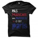 Shirt ici c'est paris noir pour homme et femme