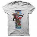 Shirt samourai du futur blanc pour homme et femme