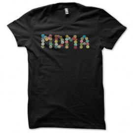 Shirt MDMA Ecstasy noir pour homme et femme