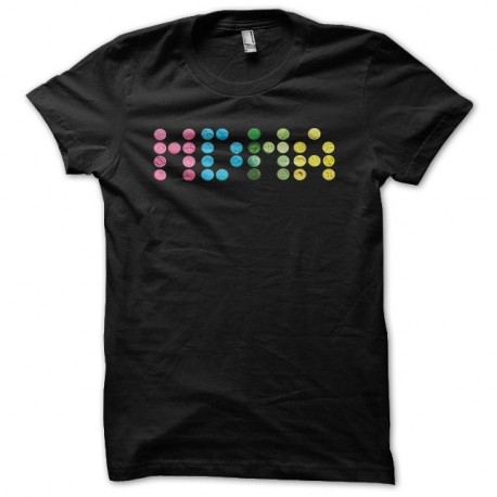 Shirt MDMA Ecstasy 4 couleurs noir pour homme et femme