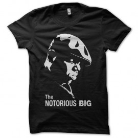 Shirt The Notorious Big profile artwork noir pour homme et femme