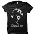 Shirt The Notorious Big profile artwork noir pour homme et femme