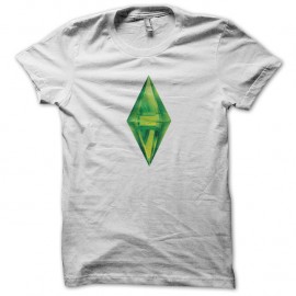 Shirt les sims blanc pour homme et femme