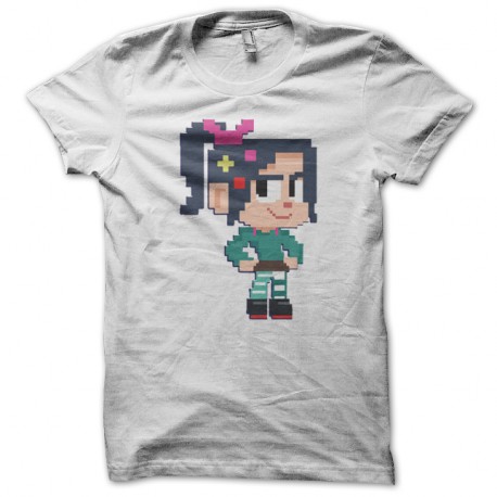 Shirt Vanellope 02 blanc pour homme et femme