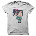 Shirt Vanellope 02 blanc pour homme et femme