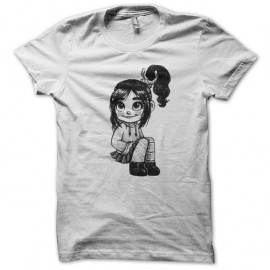 Shirt Vanellope 03 blanc pour homme et femme