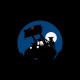 Shirt Gremlins clair de lune bulldozer noir pour homme et femme