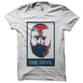 Shirt Very Bad Trip Hangover The Devil parodie Obama blanc pour homme et femme