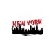 Shirt New York city artwork blanc pour homme et femme