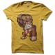 Shirt jaune Donkey Kong dangereux avec son tonneau pour homme et femme