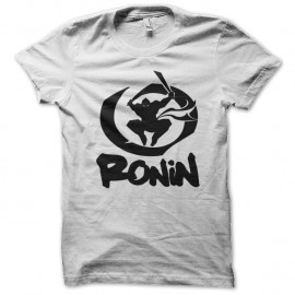 Shirt ninja noir Ronin blanc pour homme et femme