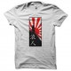 Shirt samurai soleil levant Ronin blanc pour homme et femme