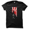 Shirt noir samurai soleil levant Ronin pour homme et femme