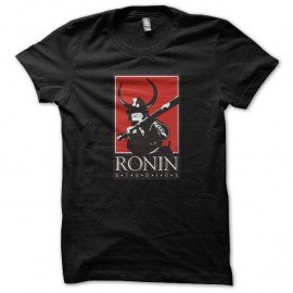 Shirt guerrier samurai ronin studio noir pour homme et femme