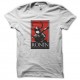 Shirt blanc de samurai de combat façon ronin pour homme et femme