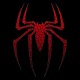 Shirt noir logo spiderman costume original pour homme et femme