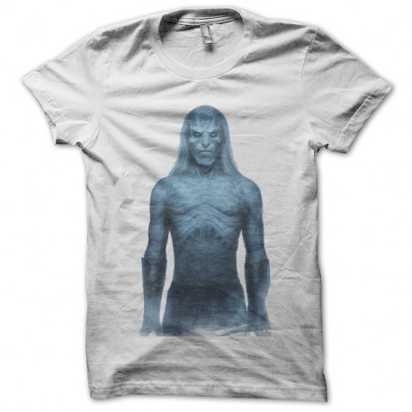 Shirt marcheurs blancs Games of thrones Trone de fer blanc pour homme et femme