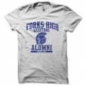 Shirt Forks High Spartans Alumni US College blanc pour homme et femme