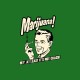 Shirt Marijuana is not Crack retro 50's vert pour homme et femme