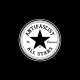 Shirt Antifascist No Pasaran All Stars parodie Converse noir pour homme et femme