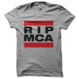 Shirt RIP MCA Beastie Boys tribute RUN DMC gris pour homme et femme