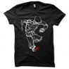 Shirt homme qui cours graphique noir pour homme et femme