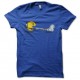 Shirt Pac man parodie Ghost Busters bleu pour homme et femme