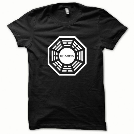 Shirt Dharma série tv blanc/noir pour homme et femme