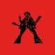 Shirt Shotgun Shine squelette cowboy guitare fusil à pompe rouge pour homme et femme